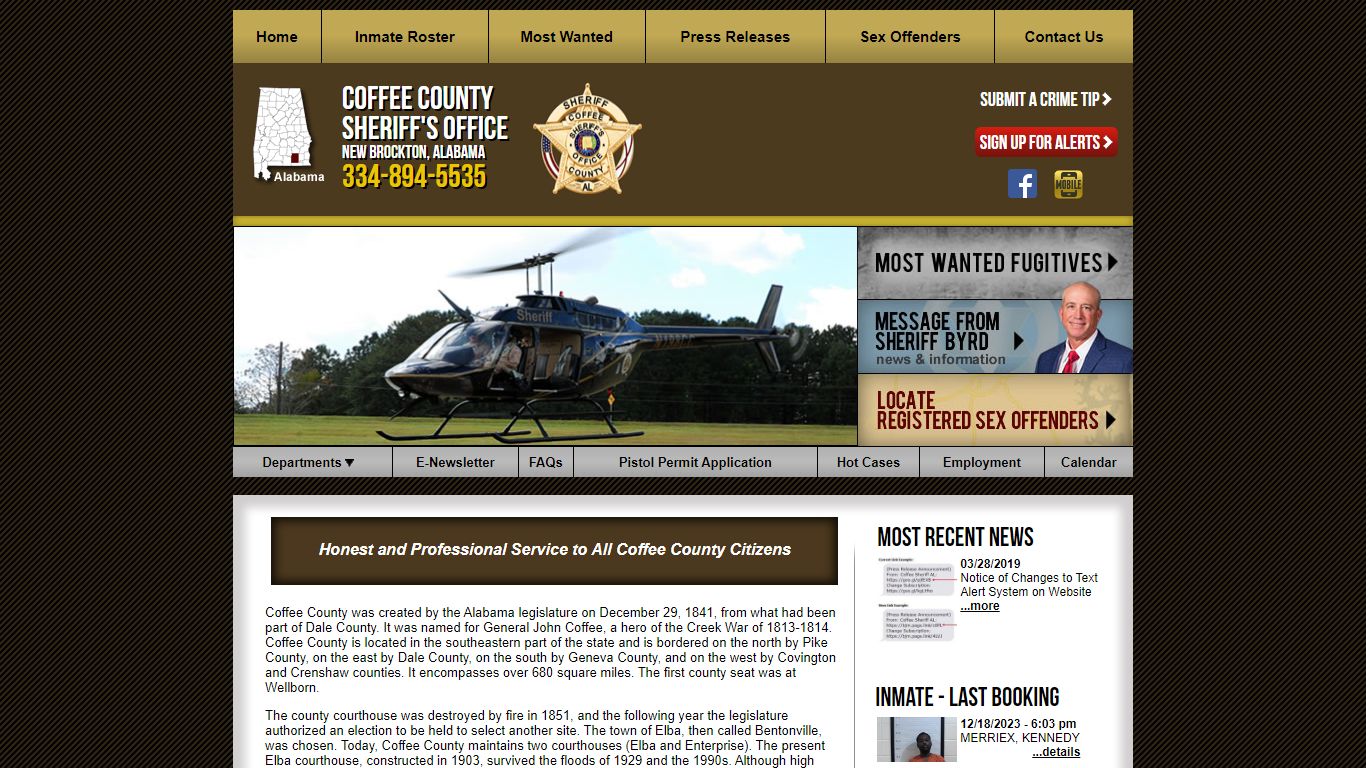 Roster Choose - Coffee County Sheriff AL